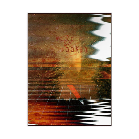 we're so cooked // Matte Poster