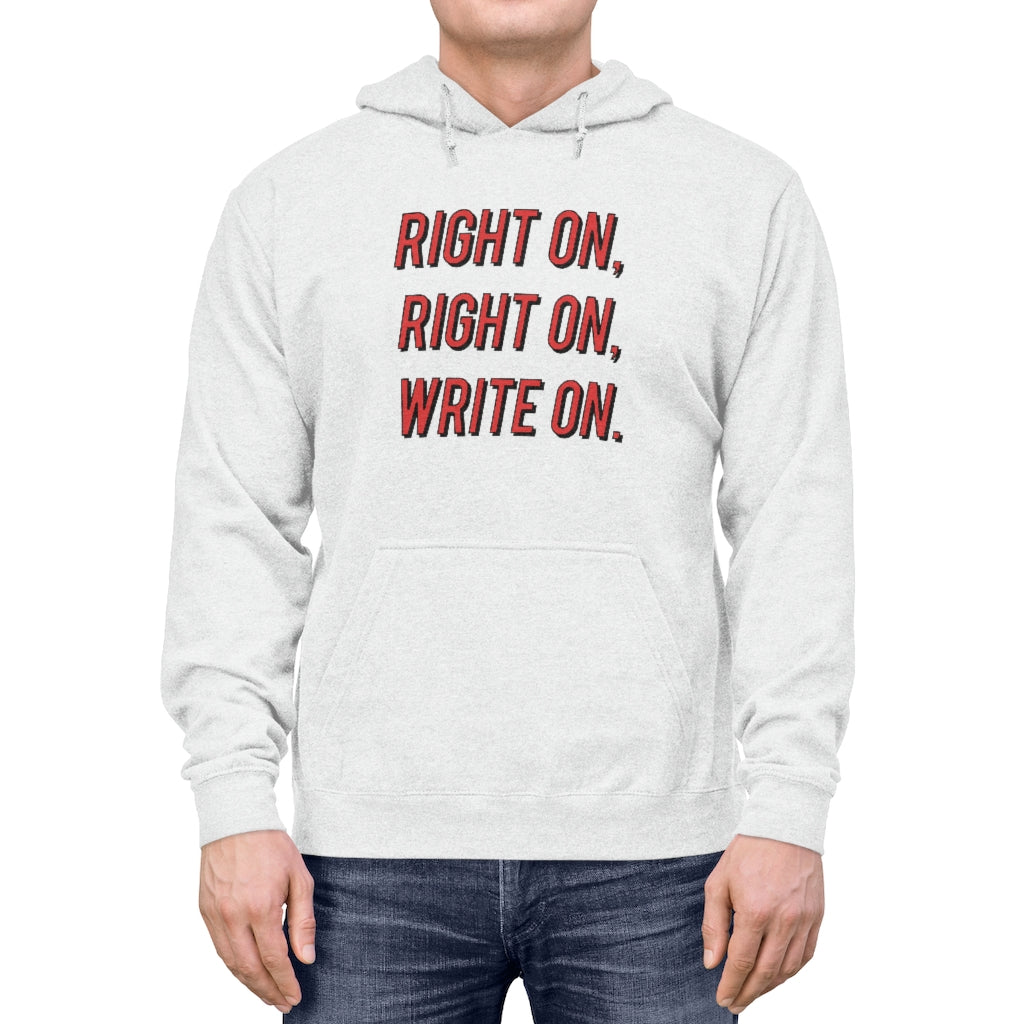 "Write On" Unisex Lightweight Hoodie