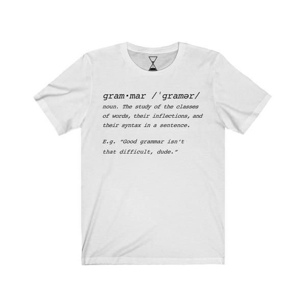 "Grammar" - Unisex Short Sleeve Tee