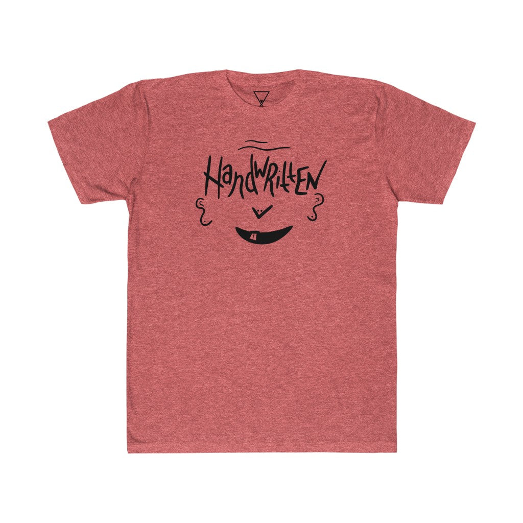 Handwritten Face - Unisex Fitted Tee