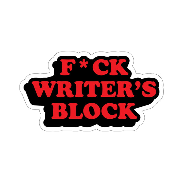 "Writer's Block" Kiss Cut Sticker