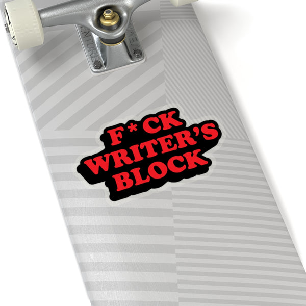 "Writer's Block" Kiss Cut Sticker