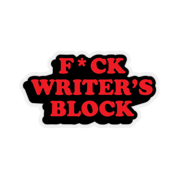 "Writer's Block" Kiss Cut Sticker