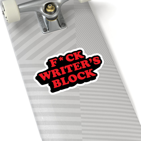 "Writer's Block" Kiss Cut Sticker